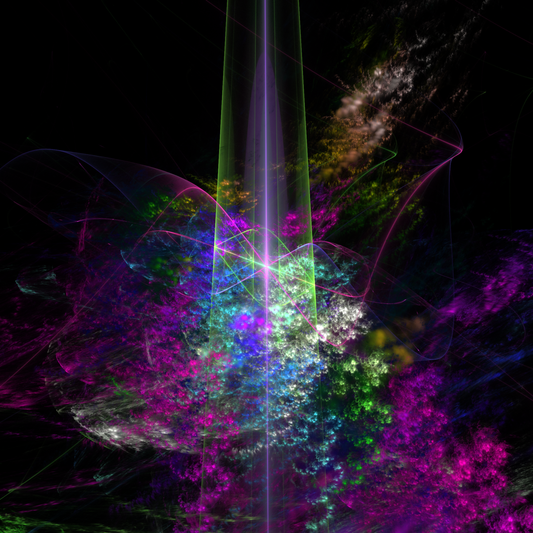 Ascension Node | Premium Fractal Canvas Print 12"x12"